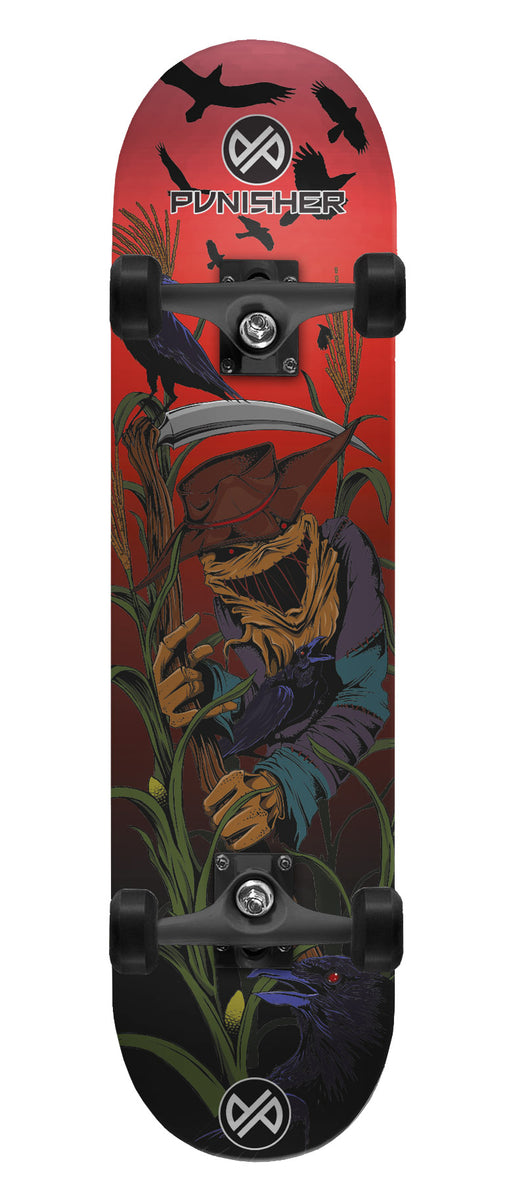 スケートボード SCARECROW SKATEBOARDS CRUISER DECK PUNISHER® SKATEBOARDS | YOUTH SERIES | SCARECROW BEGINNER COMPLETE