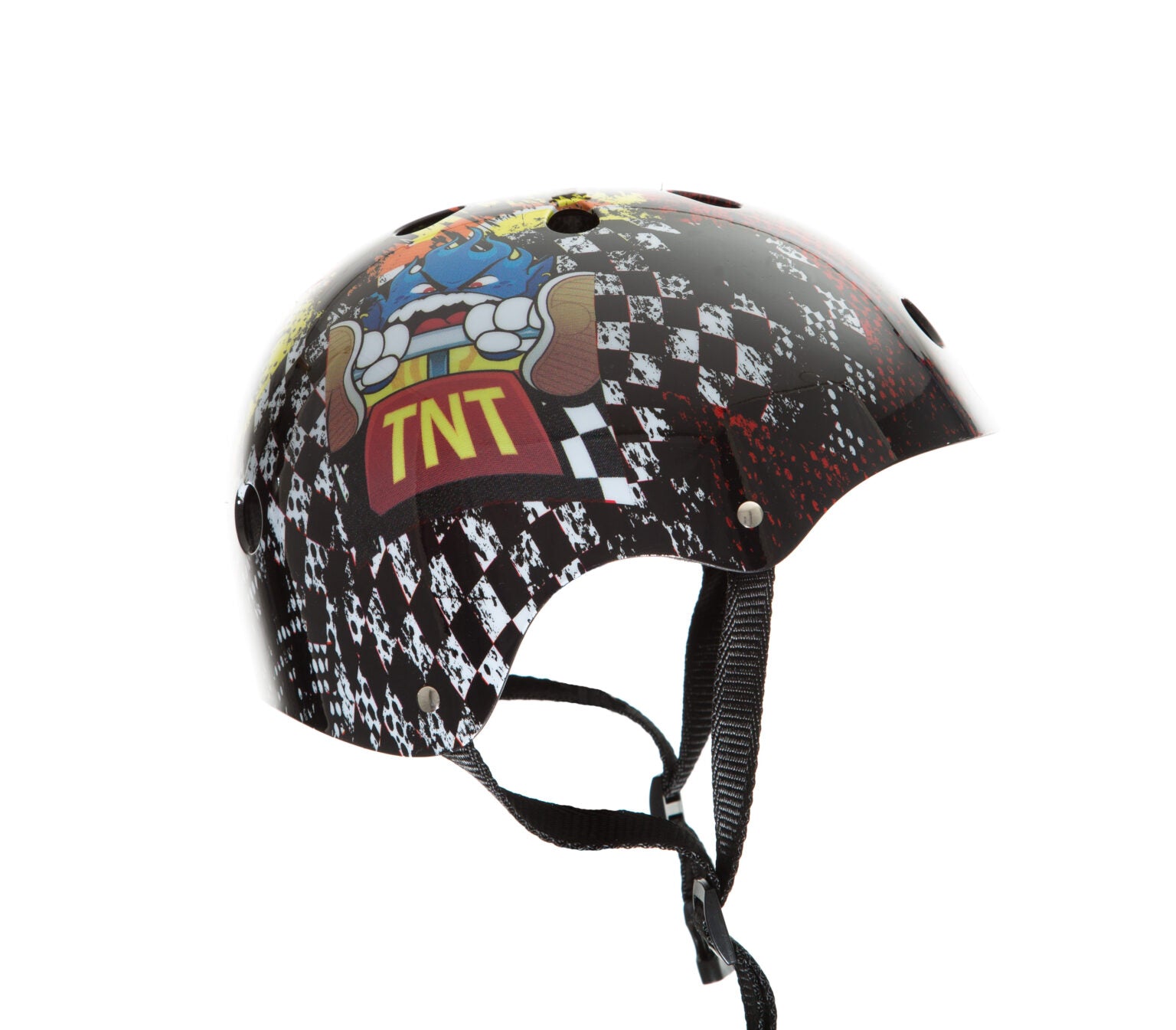 bike helmets and bangs Punisher TNT Skateboard Helmet Youth Size Medium