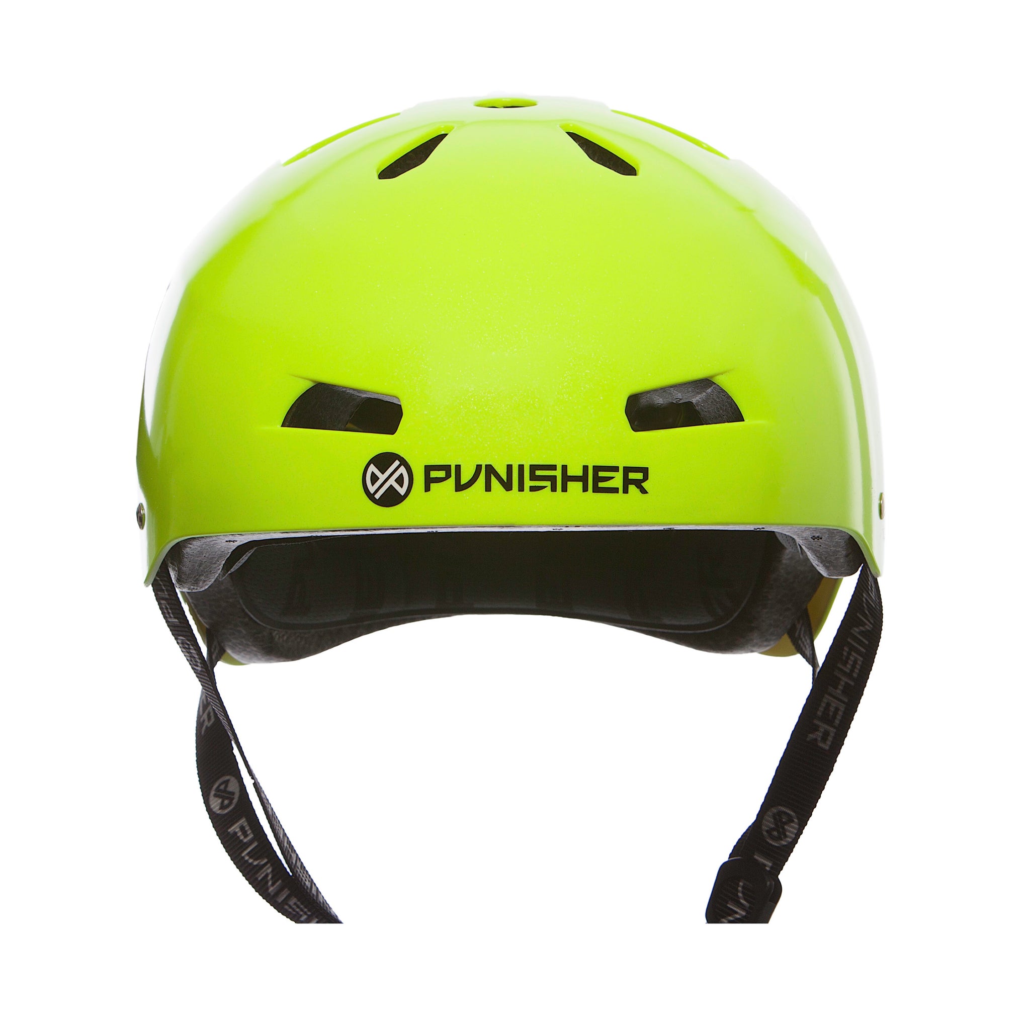 Punisher Skateboards Skateboard Helmet Neon Yellow