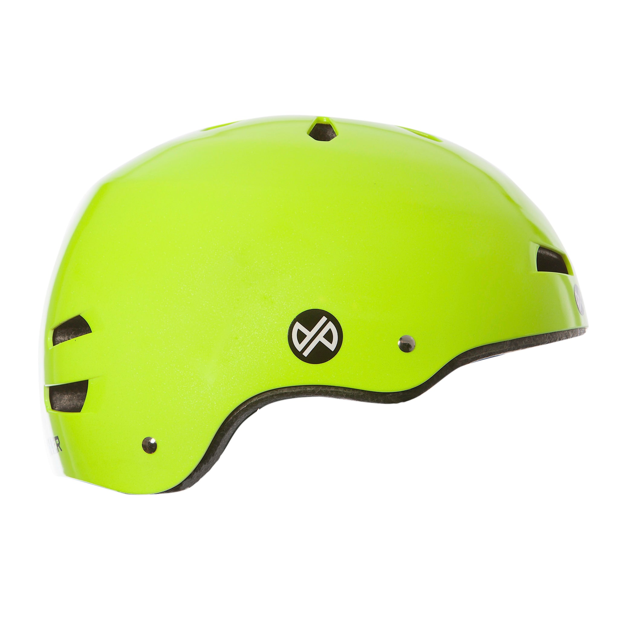 Punisher Skateboards Skateboard Helmet Neon Yellow