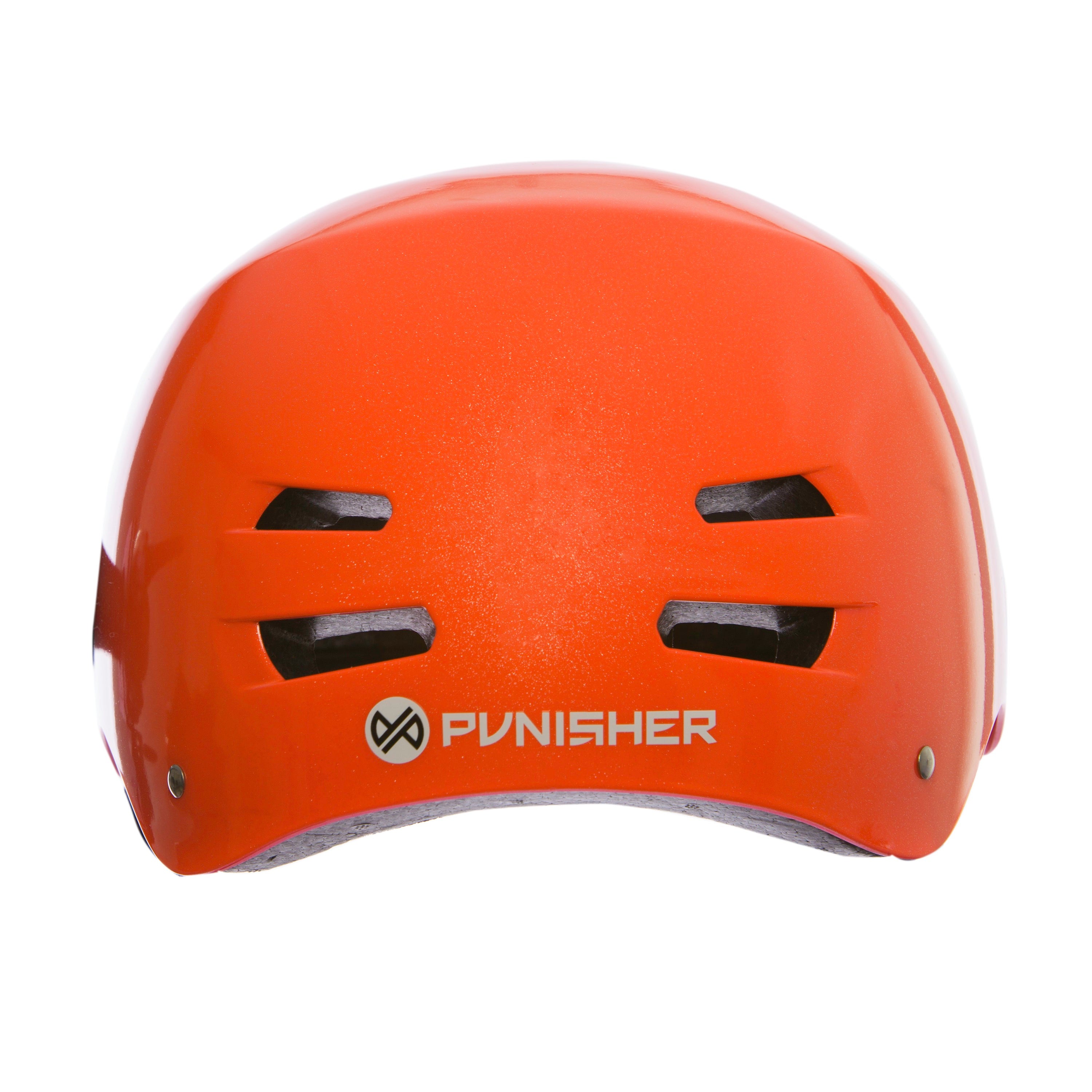 Punisher Skateboards Youth 13-vent Dual Safety Certified BMX and Skateboard Helmet - Neon Orange Punisher Skateboards Youth 13-vent Dual Safety Certified BMX and Skateboard Helmet - Neon Orange