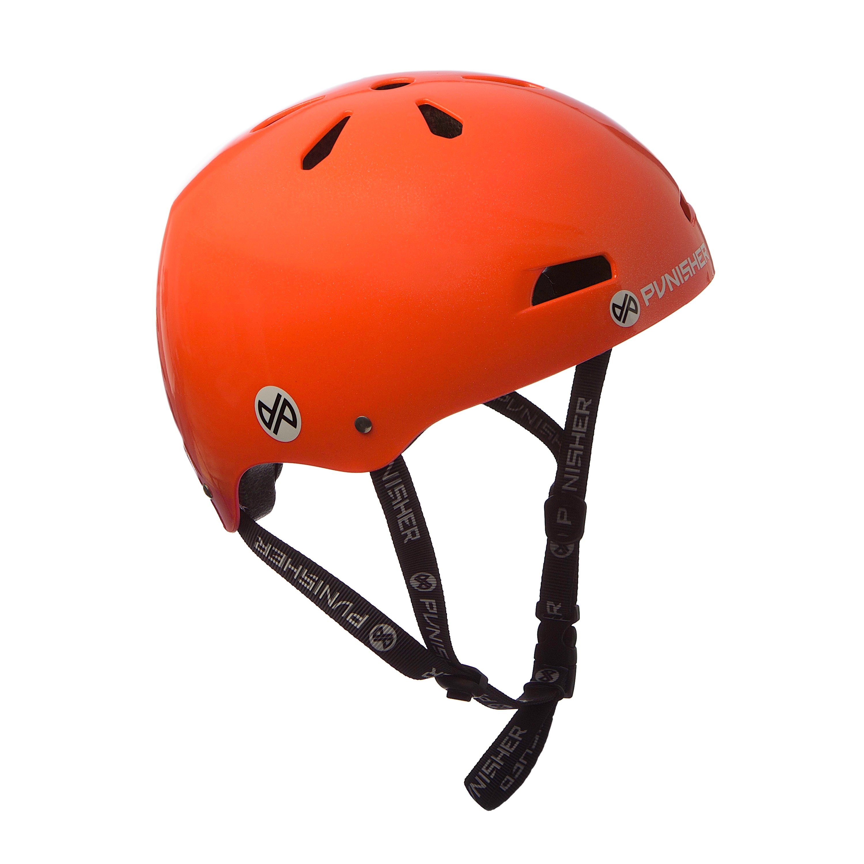Punisher Skateboards Youth 13-vent Dual Safety Certified BMX and Skateboard Helmet - Neon Orange Punisher Skateboards Youth 13-vent Dual Safety Certified BMX and Skateboard Helmet - Neon Orange