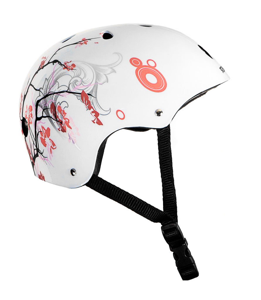 Punisher Skateboards Cherry Blossom 11-Vent Skateboard Helmet
